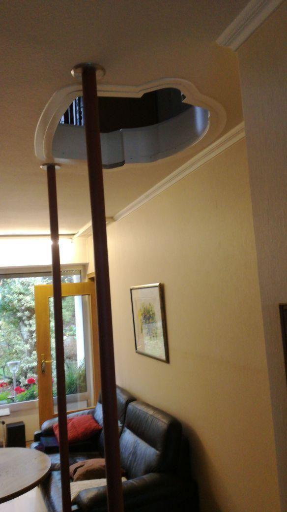 Deckendurchbruch mit sauberer Einfassung im Wohnbereich