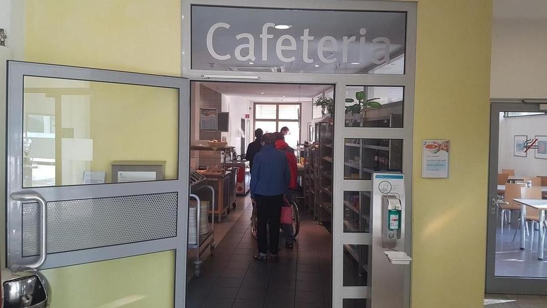 Der ehemalige Cafeteriabereich vor dem Umbau